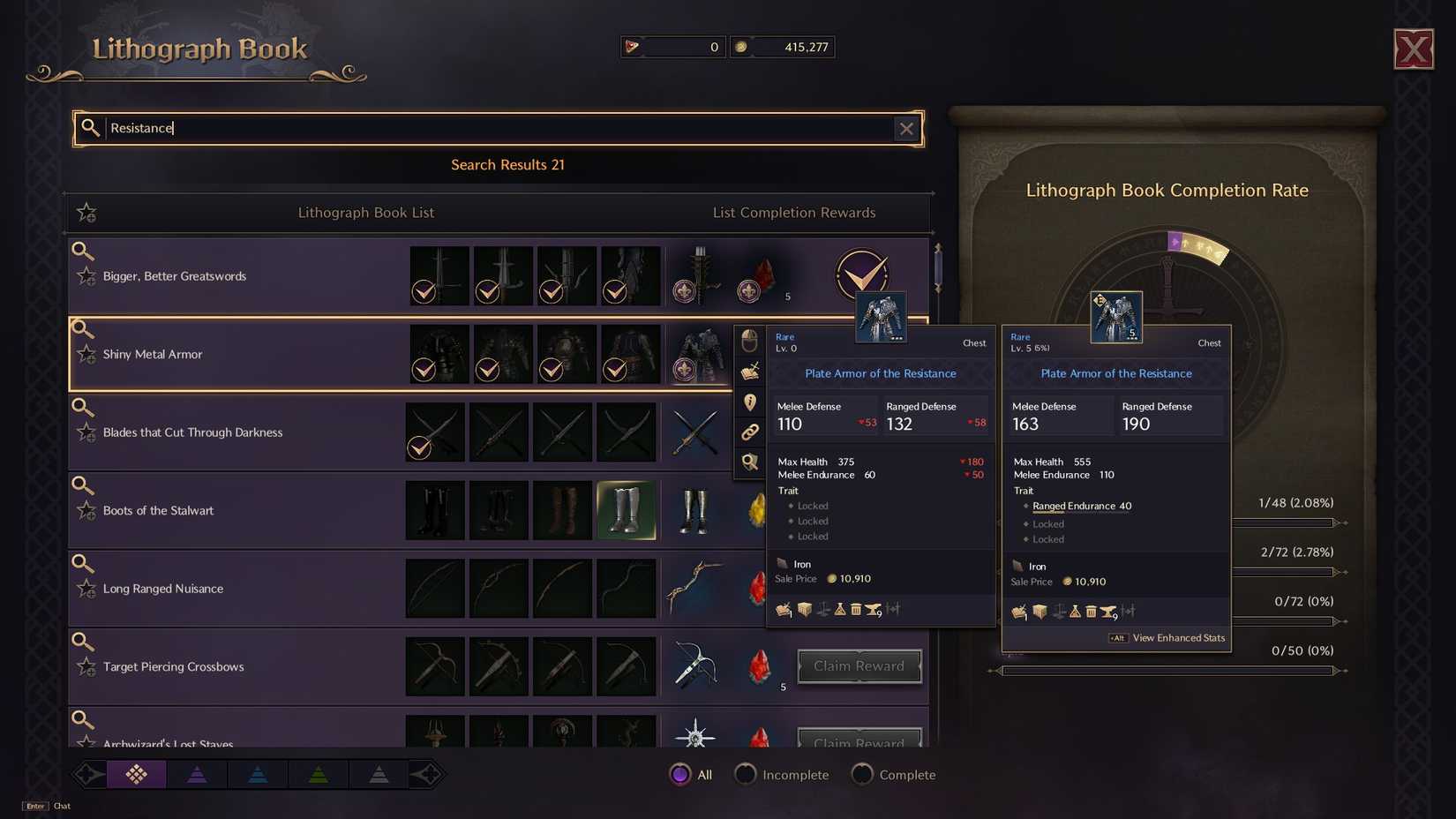 Plate Armor of the Resistance in Throne and Liberty's Lithograph Book