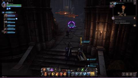 Shadowmancer boss arena in Throne and Liberty