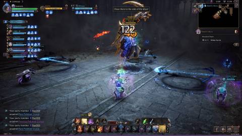 Karnix's Spinning Scythes attack in Throne and Liberty