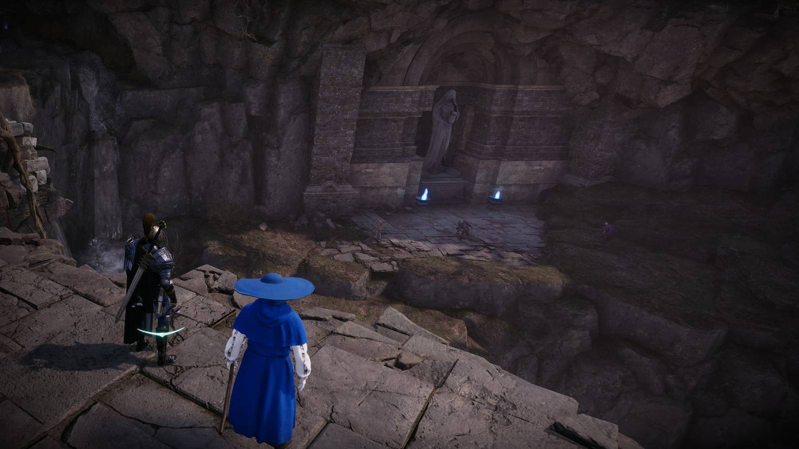 The starting point for the Lost Souls quest in Throne and Liberty