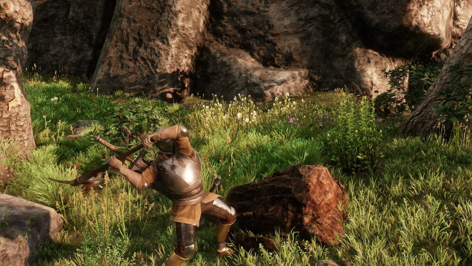 Mining iron in New World: Aeternum