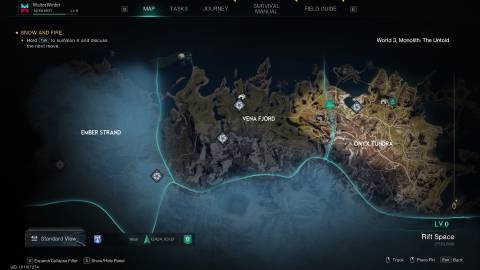 The map extension in Once Human Way of Winter