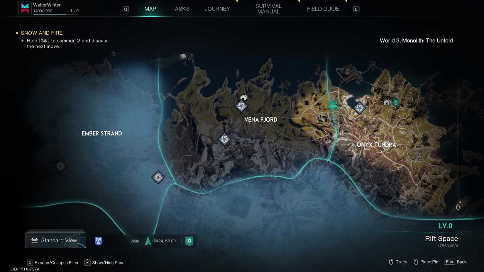 The map extension in Once Human Way of Winter