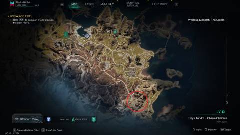 Obsidian Camp map location in Once Human