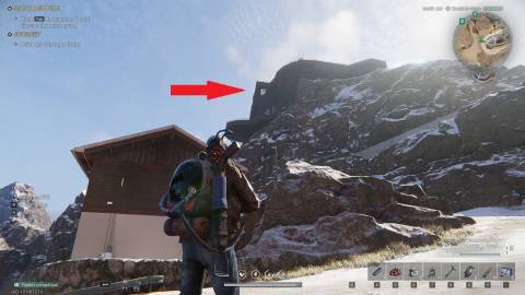 the mountain base in Obsidian Camp in Once Human
