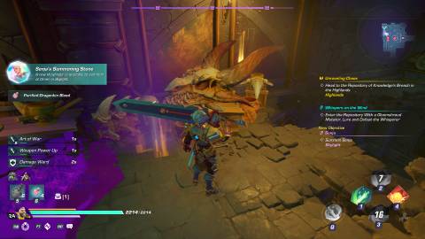 Getting Senja's summoning stone in Wayfinder