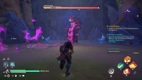 Night's Maw world boss in Wayfinder