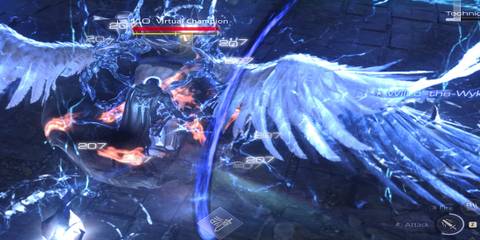 Final Fantasy 16 Clive in battle