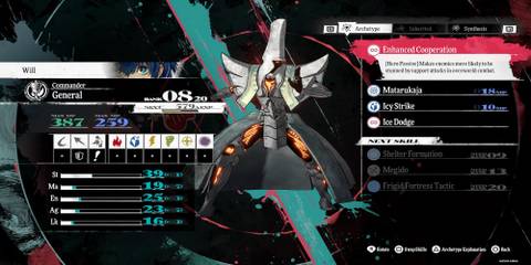 The General Archetype In The Menu 