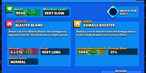 8-Bit stats on a blue background in Brawl Stars