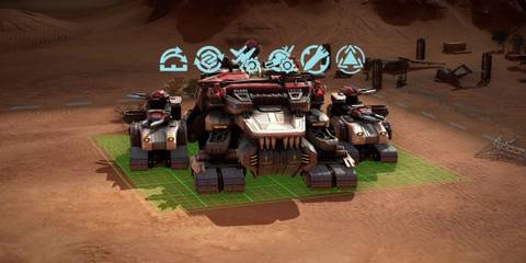 A max upgraded War Factory in Mechabellum