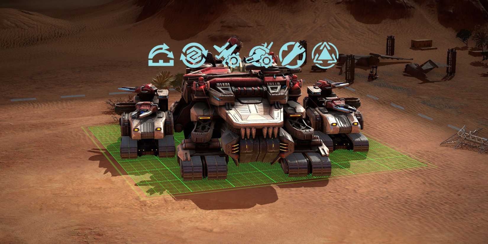 A max upgraded War Factory in Mechabellum