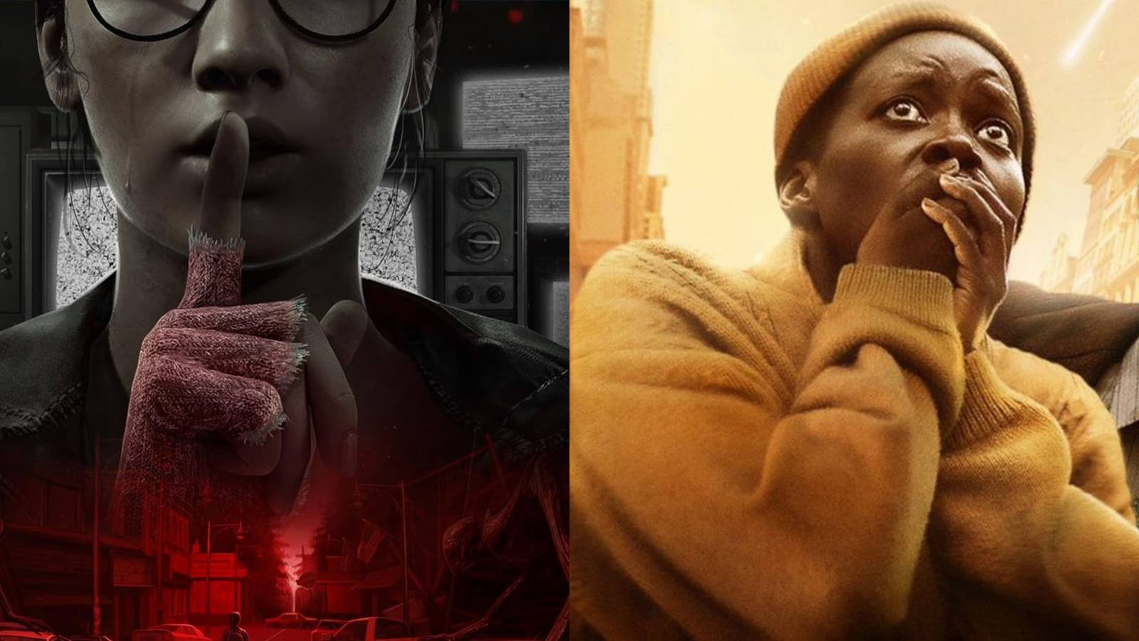 A Quiet Place The Road Ahead and A Quiet Place Day One posters