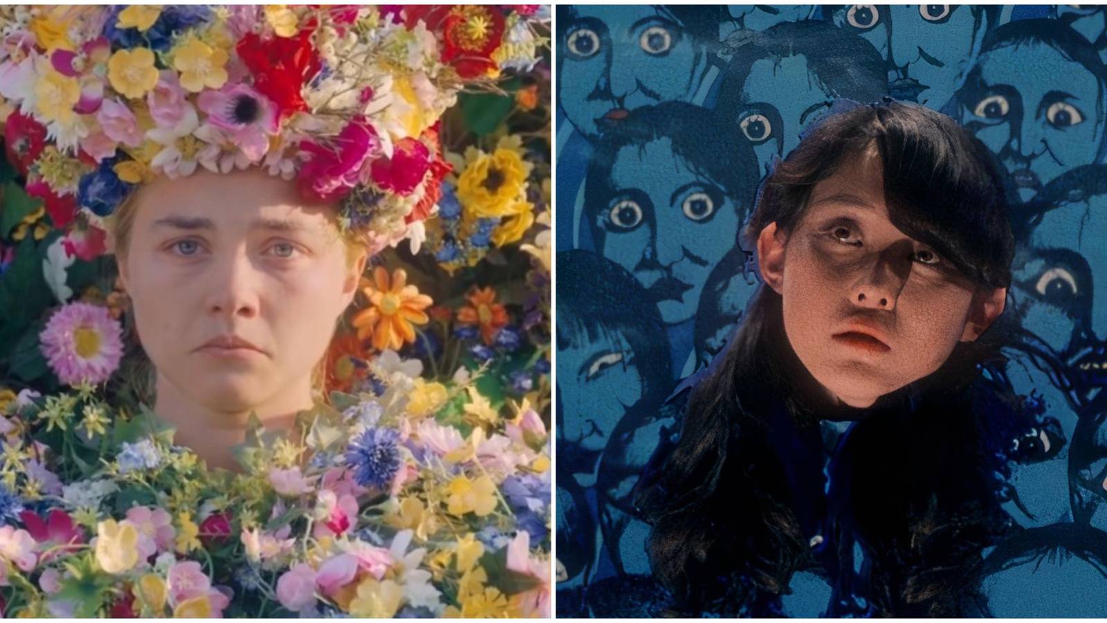 A split image of Midsommar and House
