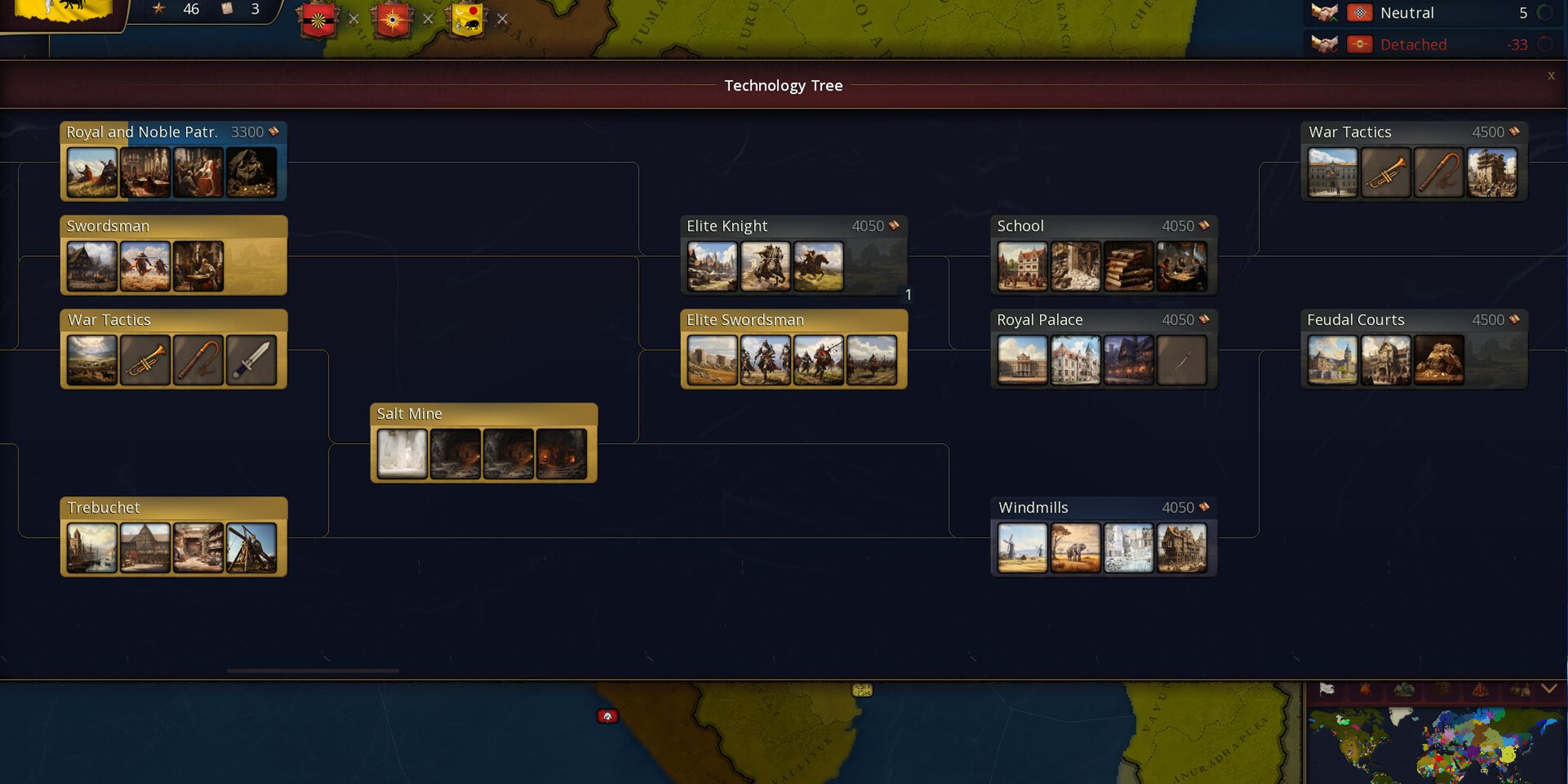 age of history 3 technology tree