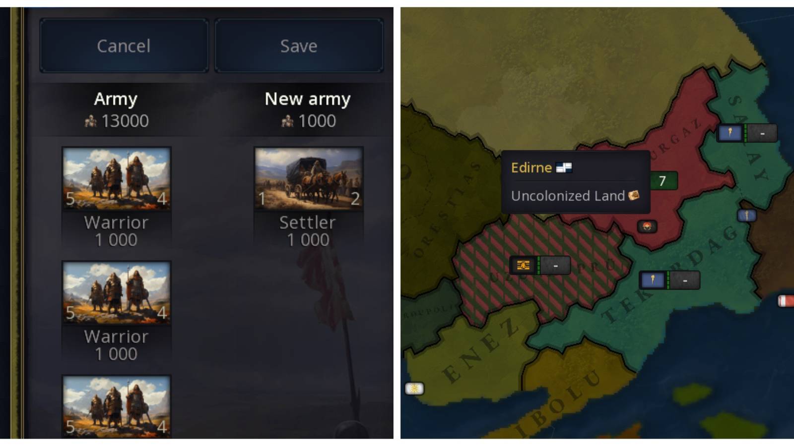 age of history uncolonized land