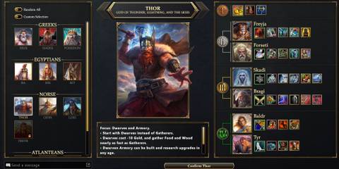 Age of Mythology Pantheons Norse Thor