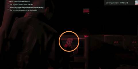 Alan Wake 2 Lake House DLC Security Clearance Level 3 Card