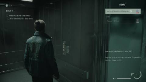 alan wake 2 the lake house how to unlock the elevator 4