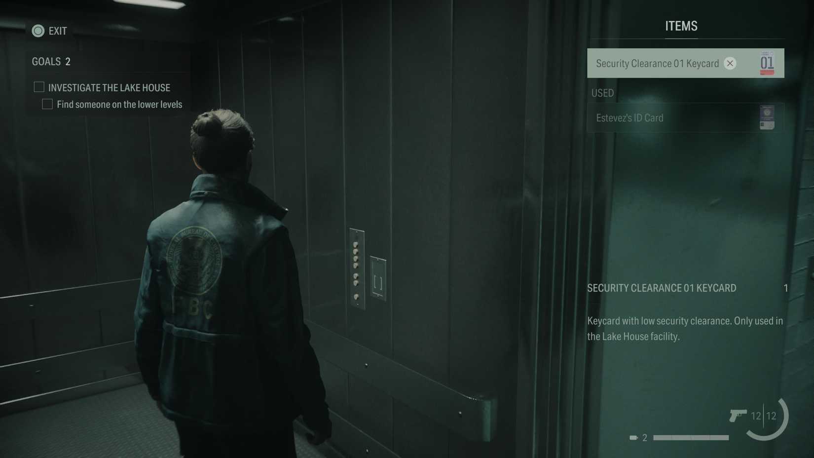 alan wake 2 the lake house how to unlock the elevator 4