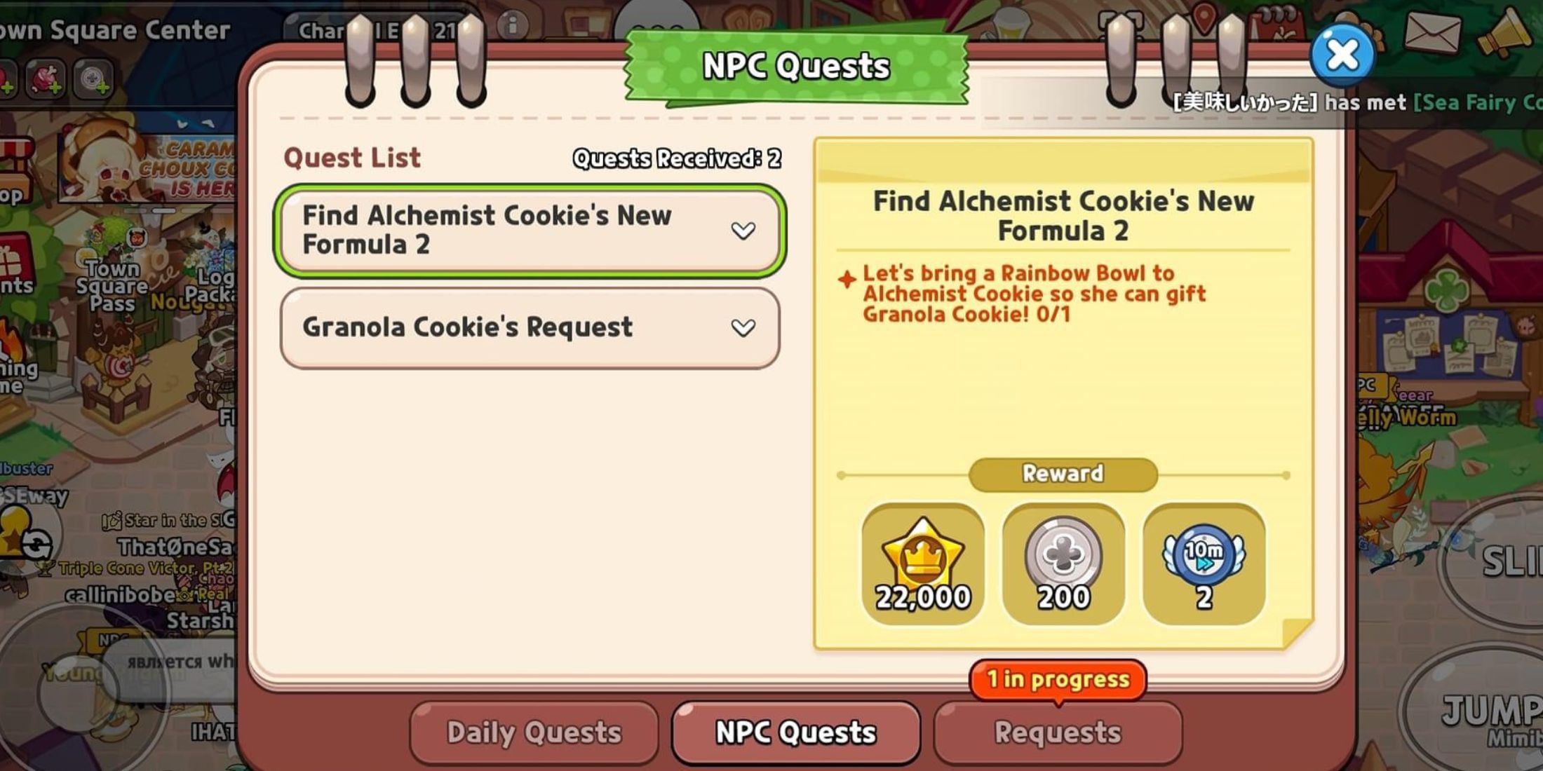 alchemist cookie's quest cookie run kingdom