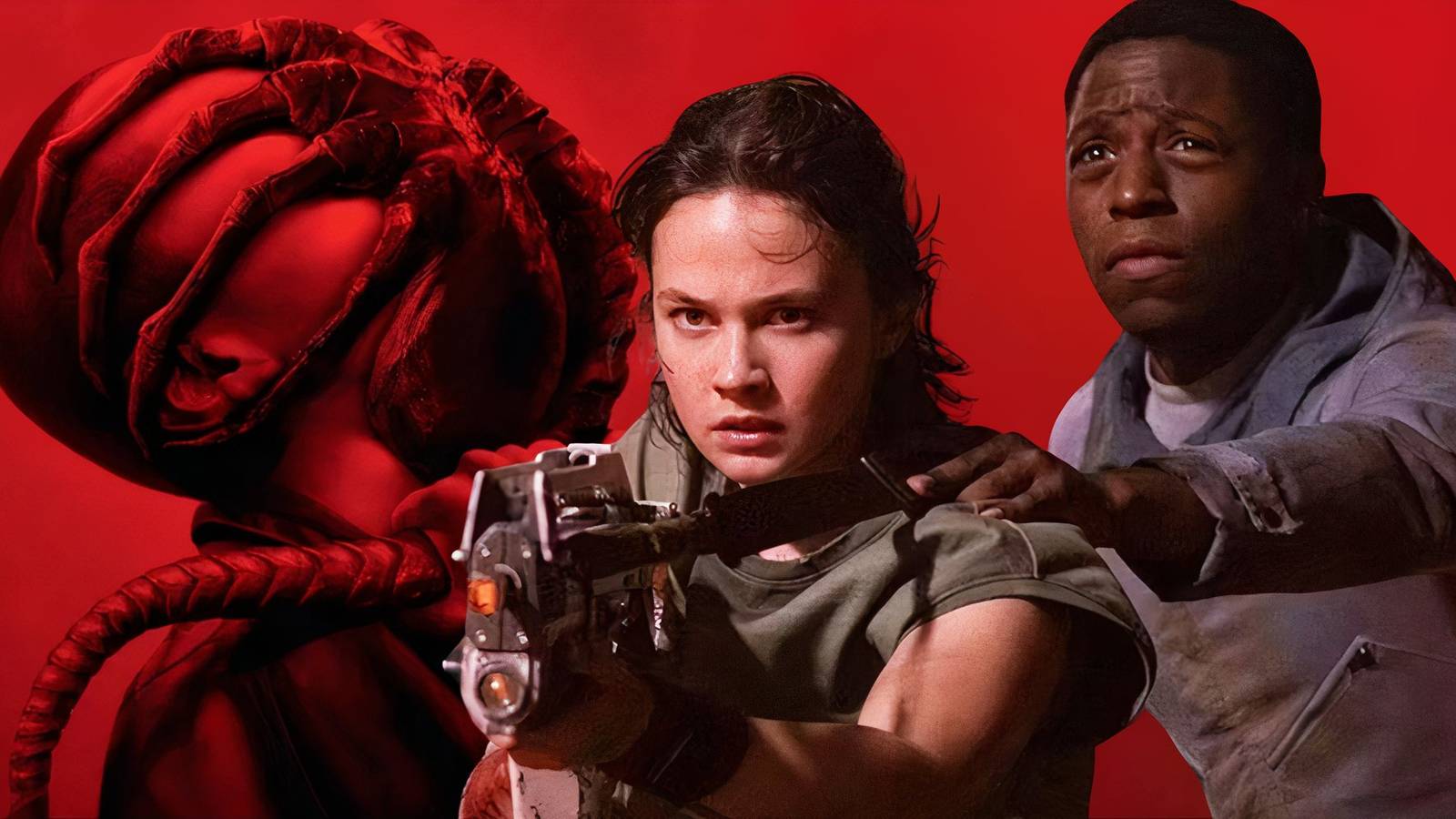 Rain and Andy in Alien Romulus