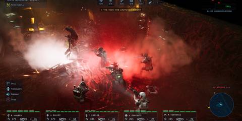 Aliens Dark Descent Fight With Xenomorph