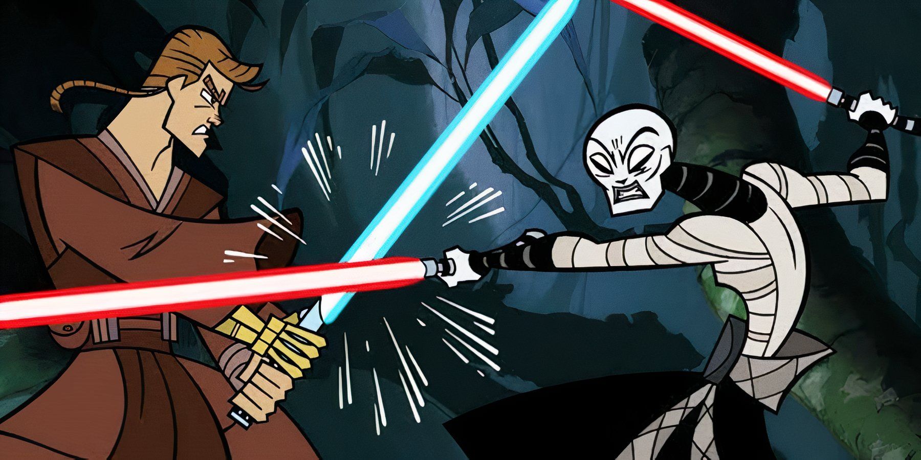 The Best Animated Lightsaber Battles In Star Wars