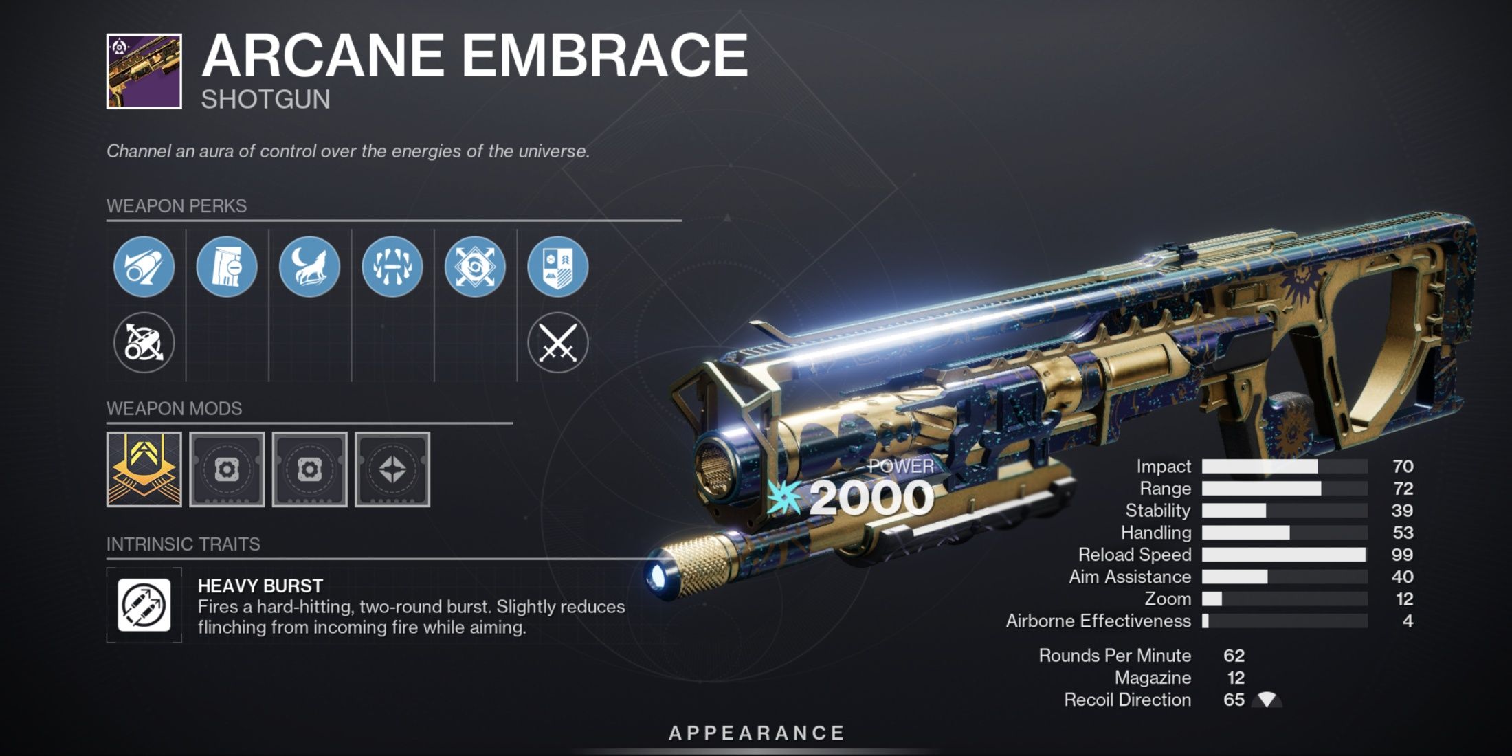 Destiny 2 Arcane Embrace