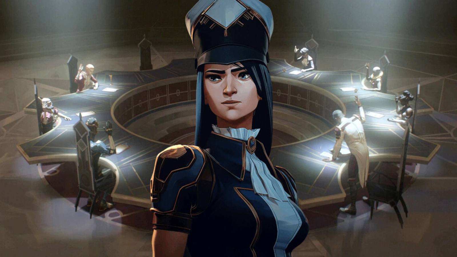 arcane caitlyn kirraman and piltover council