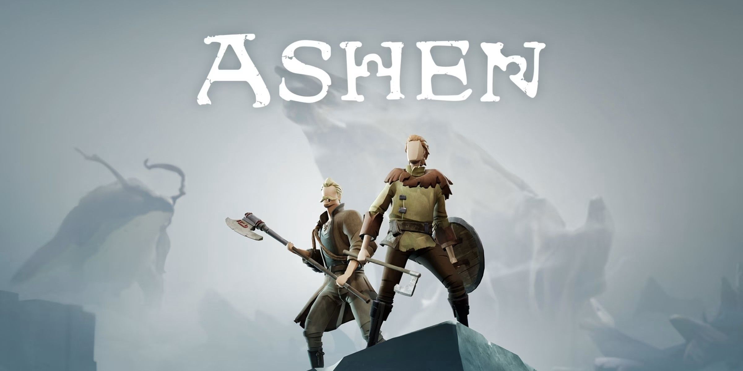 The official cover art for Ashen.