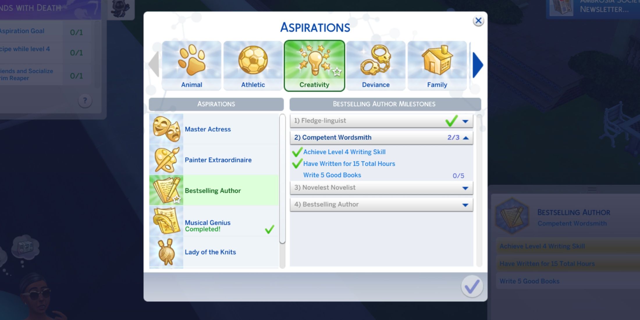 How to Complete the Reaper's Rewards Week 2 Quests in The Sims 4