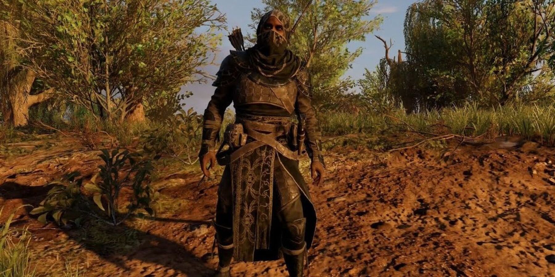 Assassin's Creed Origins Black Hood Outfit