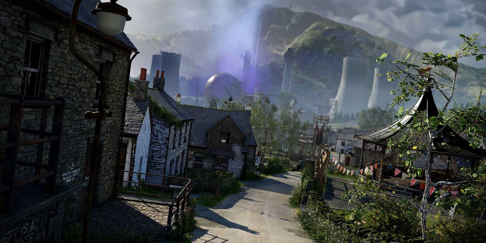 A shot of the countryside in Atomfall