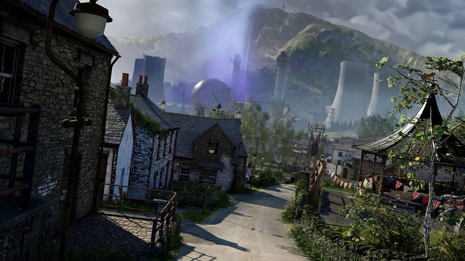 A shot of the countryside in Atomfall