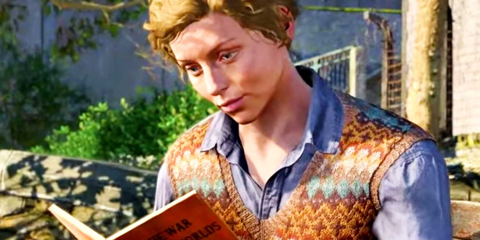 Atomfall Woman Reading Book Cropped-1