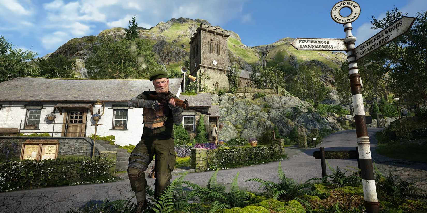 An Atomfall screenshot showing the NPC Nat Buckshaw