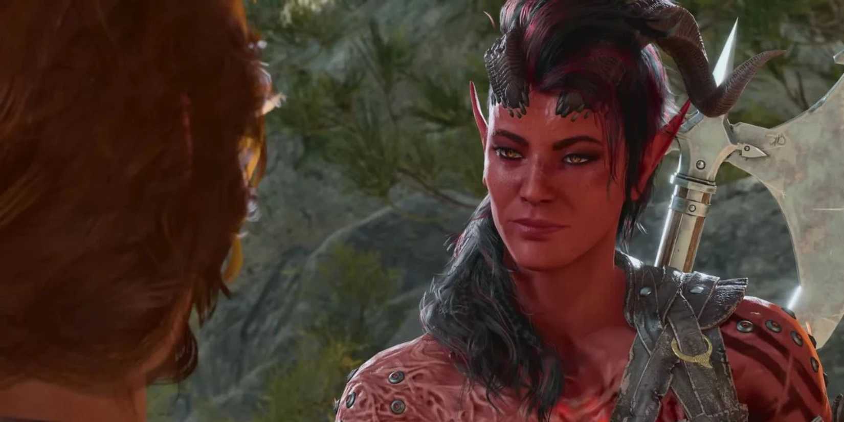 An image of Karlach from Baldur's Gate 3