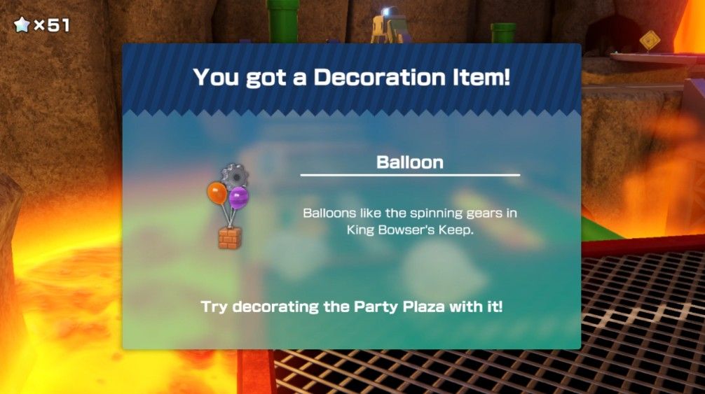 balloon decoration mario party jamboree gears