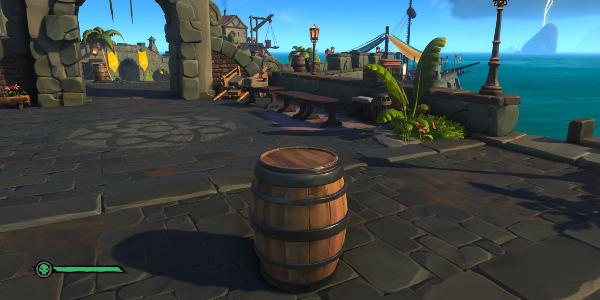 Barrel Disguise in Sea of Thieves