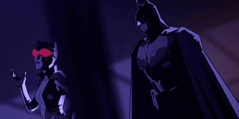 Batman striking an accord with Catwoman in Batman Arkham Origins - Blackgate