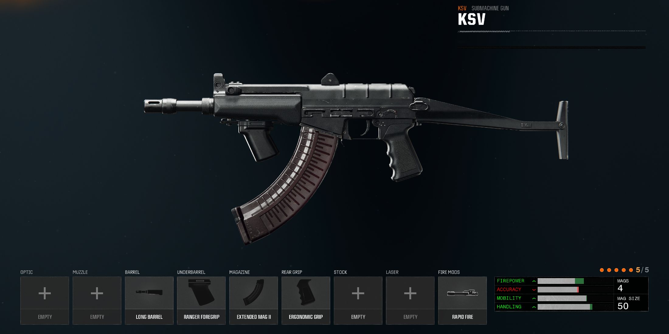 Screenshot showcasing the best KSV build in Black Ops 6 