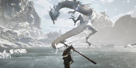 black myth wukong dragon boss fight