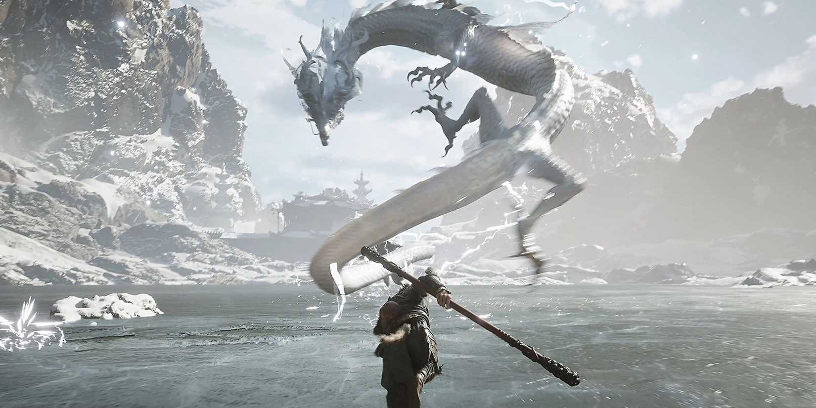 black myth wukong dragon boss fight