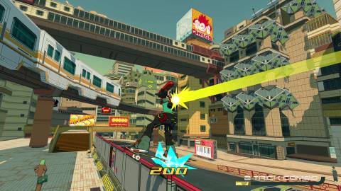 Bomb Rush Cyberfunk trailer screenshot