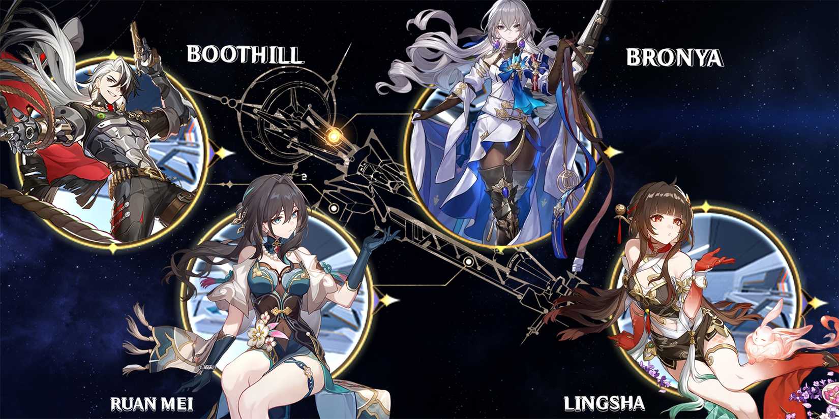 boothill-ruan mei-bronya-and lingsha team composition in honkai star rail (1)-1