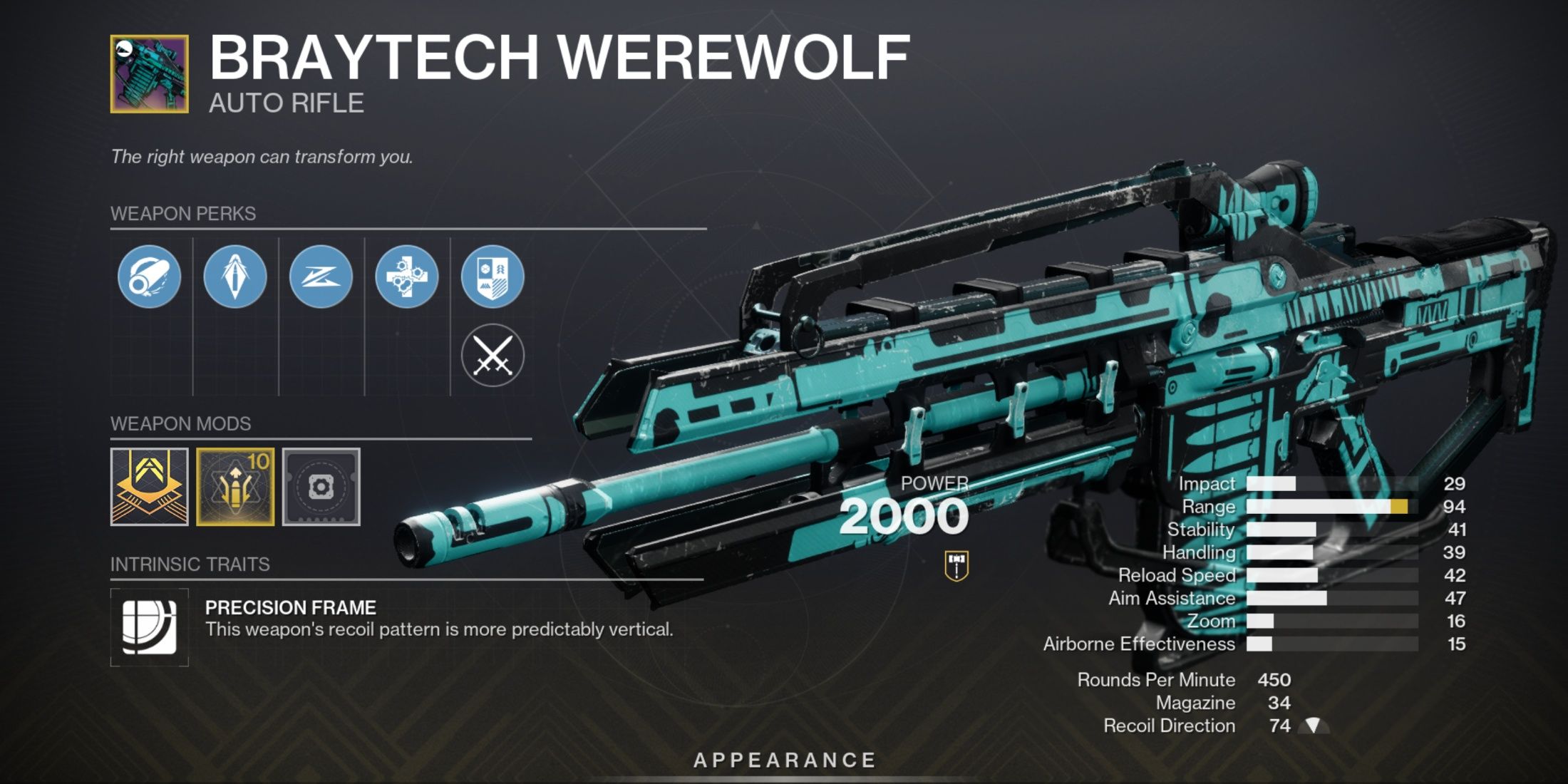 Destiny 2 Braytech Werewolf