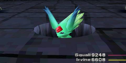 carbuncle peaking out