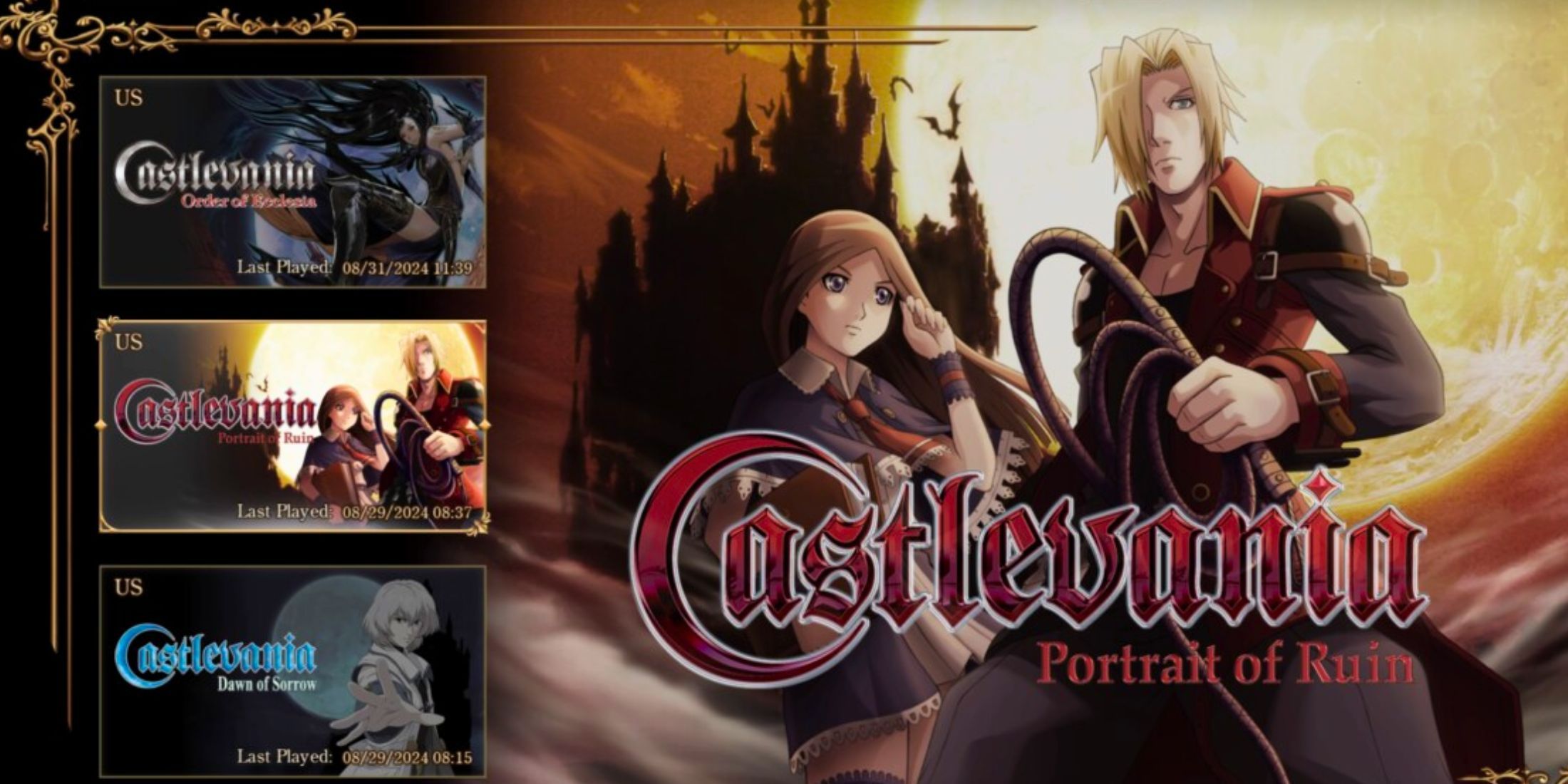 Castlevania Dominus Collection Gets New Update for October 2024