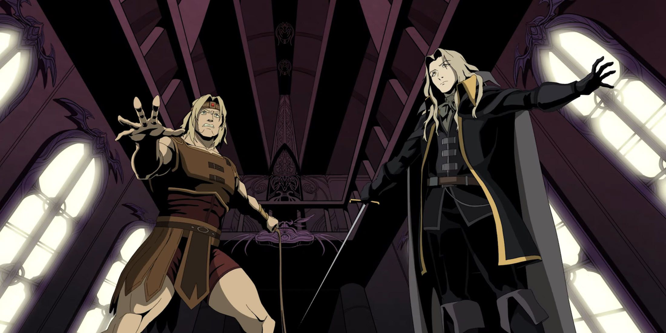 castlevania vampire survivors simon and alucard